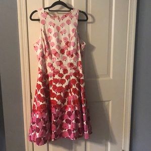 pink floral dress
